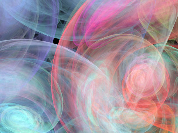 istock image of one Digital Fractal on Black Color 674717444