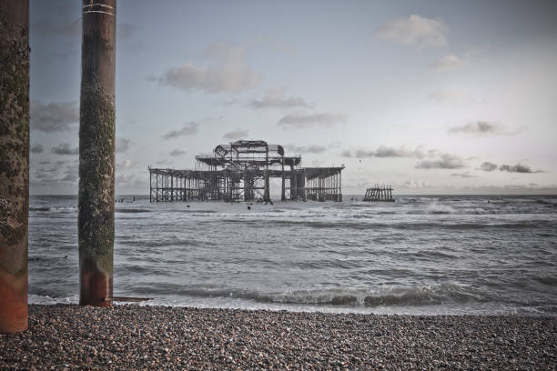 istock Ruin in sunset close to the Brighton pier 674717870