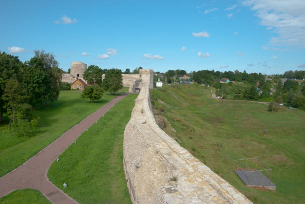 istock Izborsk castle, Russia 674721062