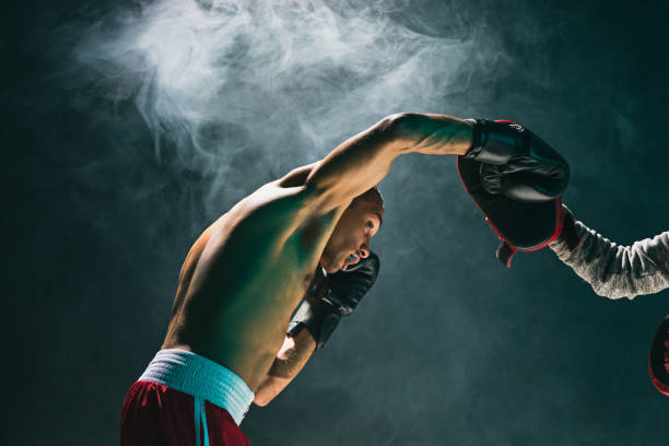 istock Afro american male boxer 674744358