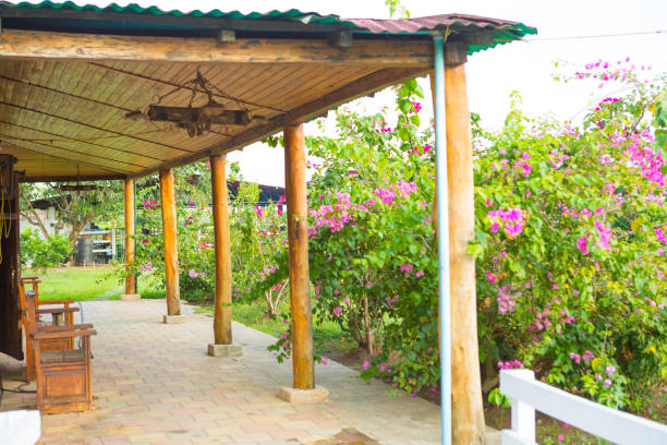 istock Corridor in a Country Rural House 674746862