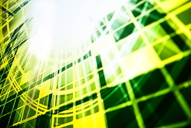 istock Abstract tech picture taked from perspective 674760008