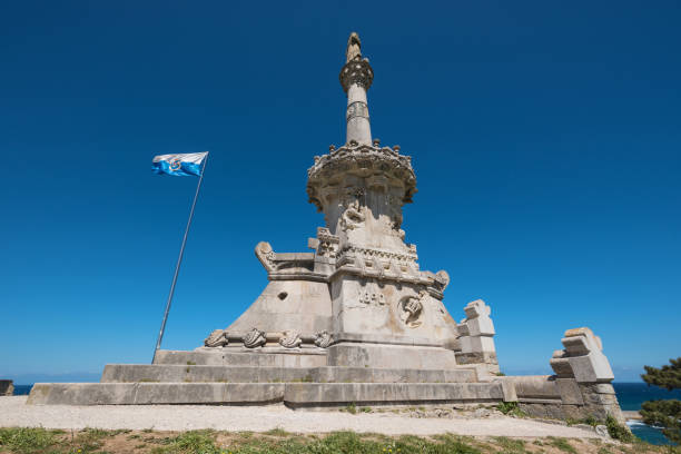 istock Nineteenth century Monument to Marques of Comillas, Comillas, Cantabria, Spain. 674766376