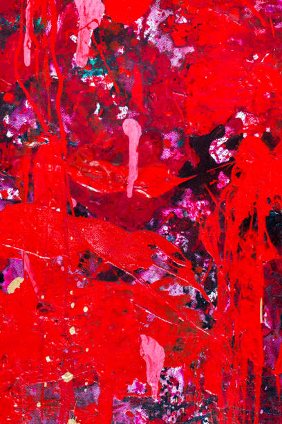 istock Grungy, red painted wall, Hoi An, Vietnam 674796338