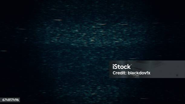 Tv Signal Failing Stock Illustration - Download Image Now - Textured, 1990-1999, Television Set