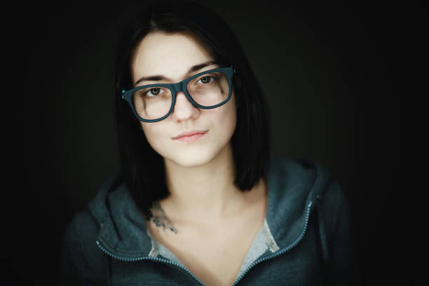 istock Beautiful young woman studio portrait 674817670