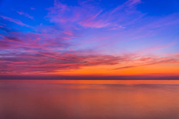 istock Sea and sky in Twilight time 674824648