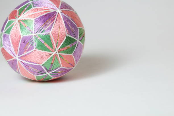 istock Temari. traditional Japanese handball. 674827152