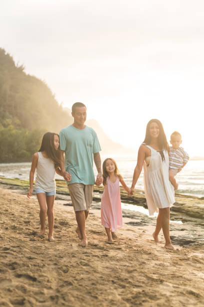 istock Hawaii family vacation on beach 674830890