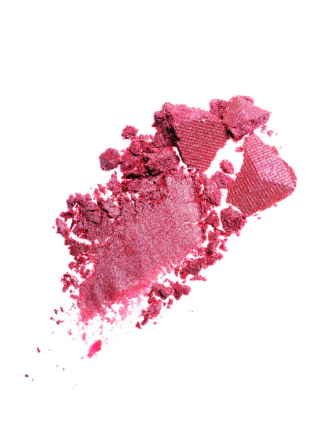 istock Smear of crushed purple eye shadow 674835766