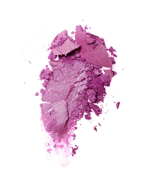 istock Smear of crushed violet eye shadow 674835784