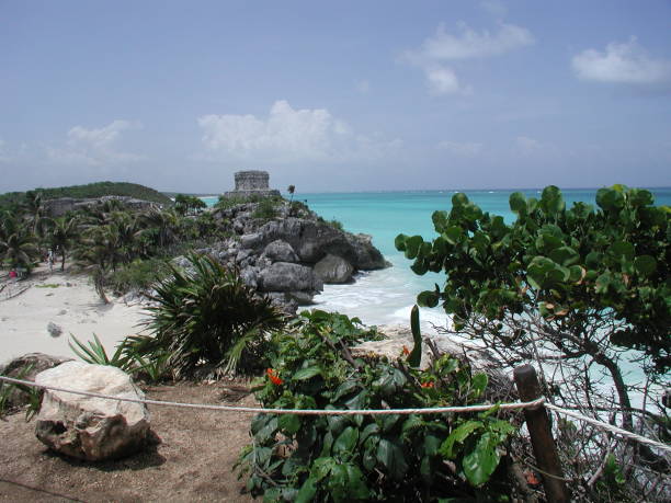 istock Mayan Ruins at Tulum on the Caribbean Sea 674836228