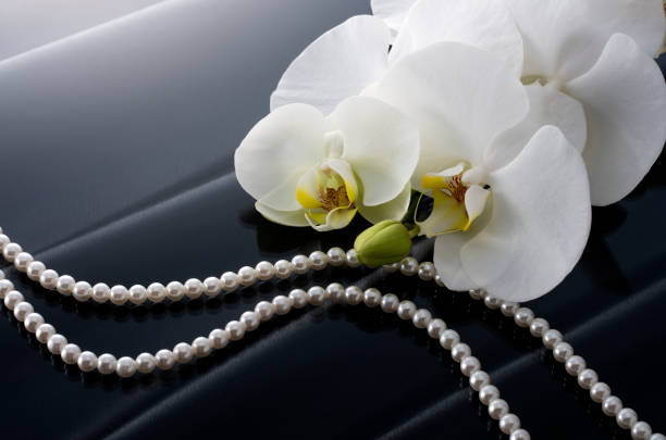 Butterfly Orchids and Pearls