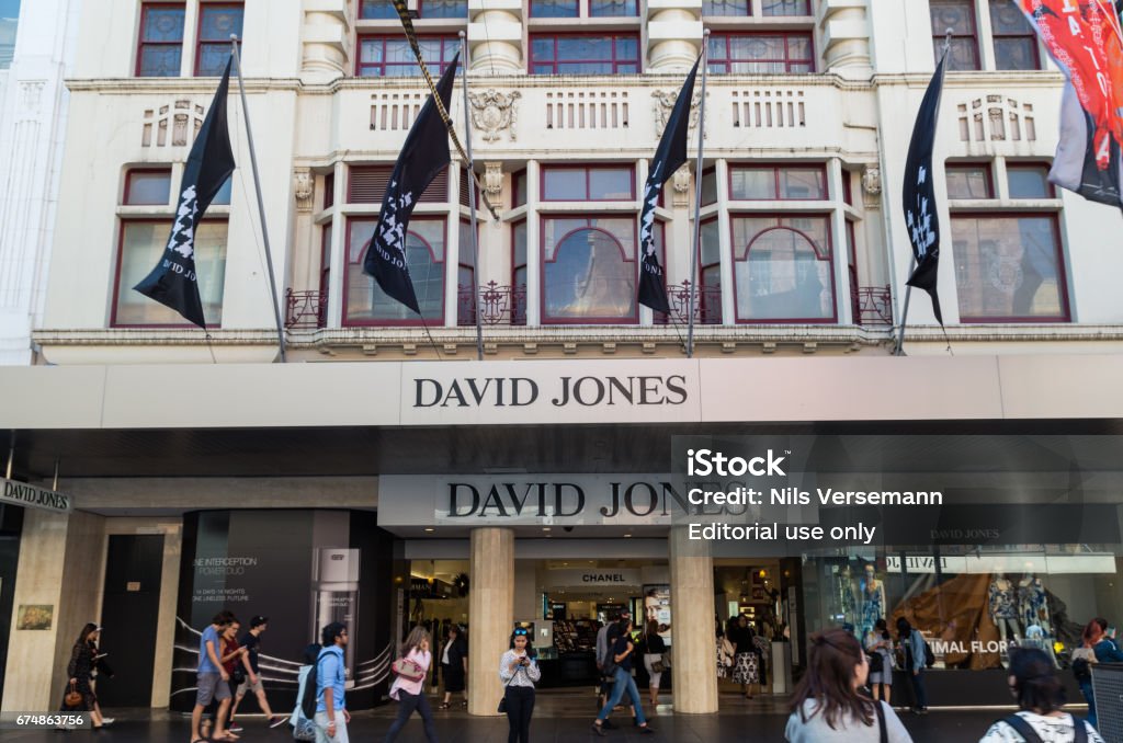 David Jones Store In Bourke Street Melbourne Stock Photo - Download ...