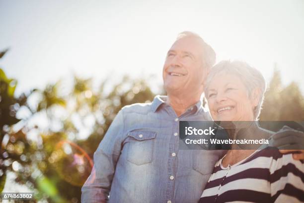 Vooraanzicht Van Gelukkige Senior Paar Stockfoto en meer beelden van Bejaard - Bejaard, Geluk, Senioren koppel