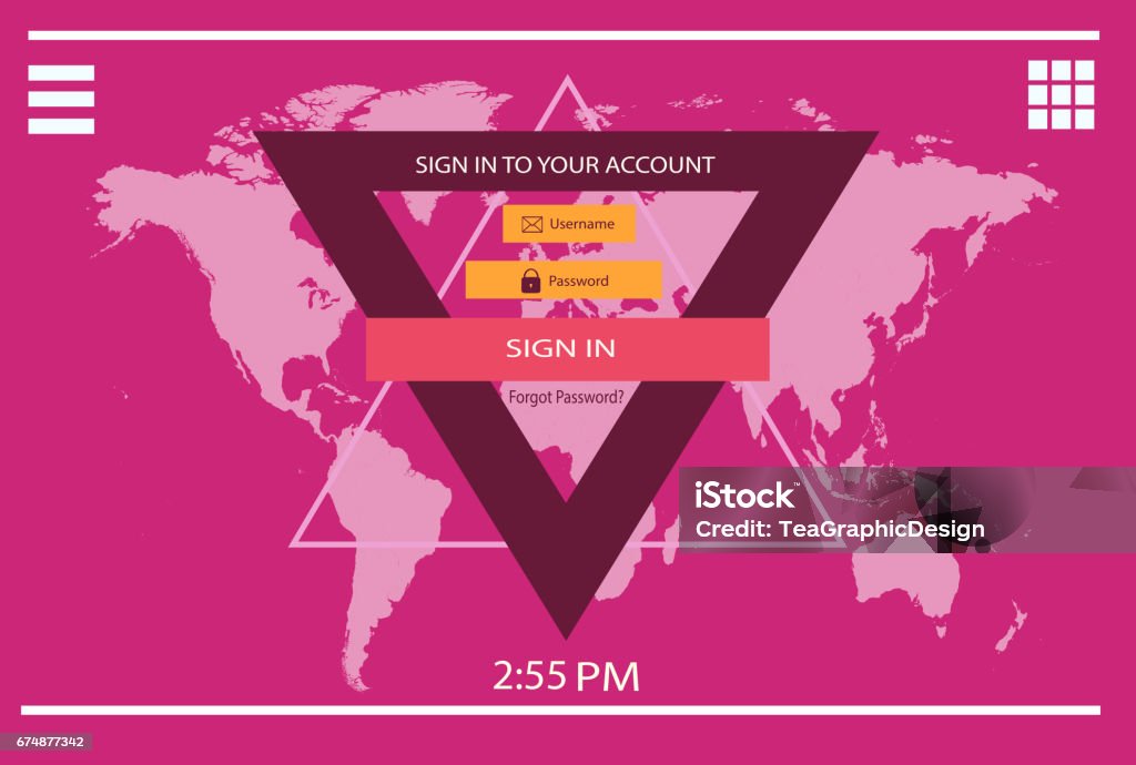 User Interface Design Vector Ui Ux Stock Illustration - Download Image ...
