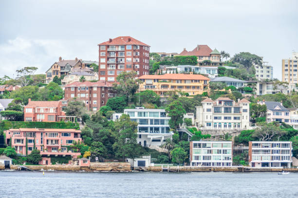 istock Residential buildings along the Sydney Harbor 674885276