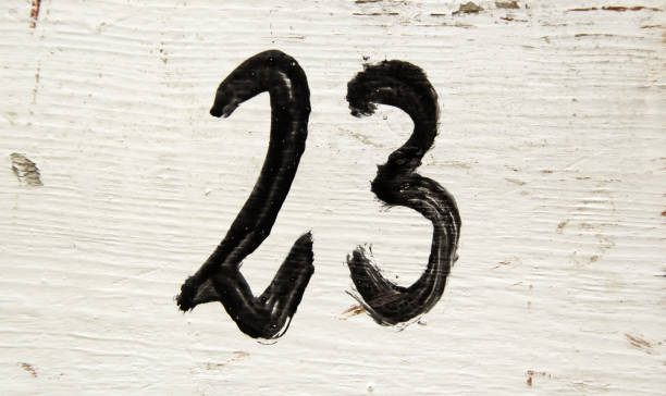 istock Number twenty-three in wood 674885360