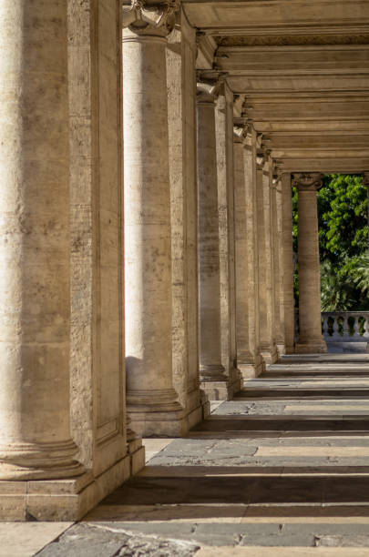 istock Open Loggia Palazzo Nuovo in Rome 674907070