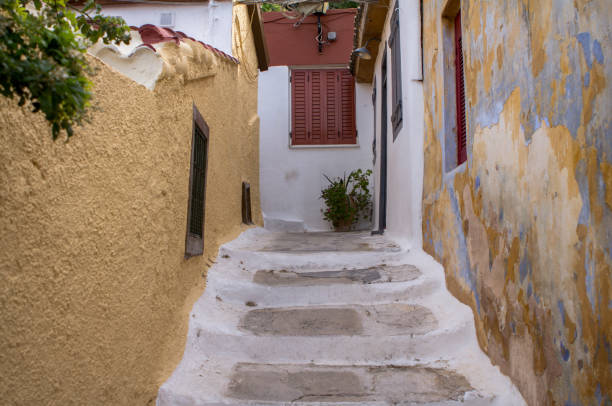 istock Old houses in Plaka, Athens 674919302