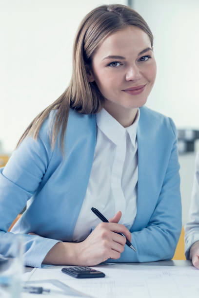 istock Attractive young designer sitting in her office 674919814