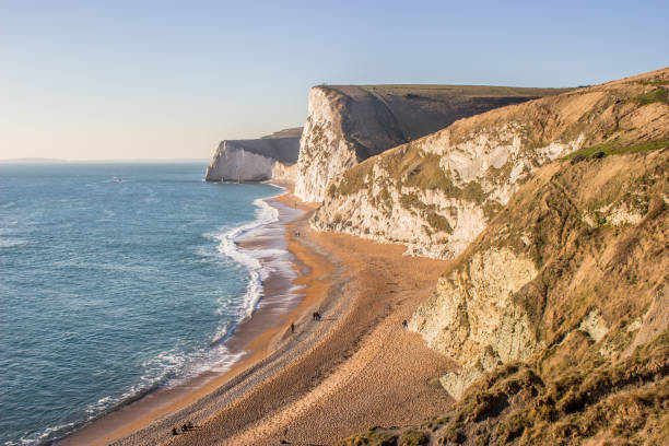 istock Jurassic coast in winter sun 674937416