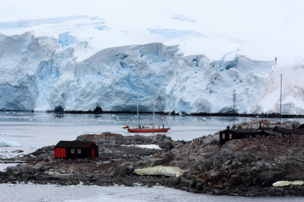 istock Port Lockroy in Antarctica 674952046