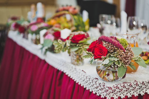 istock Table with dishes of food on it 7957. 674955548