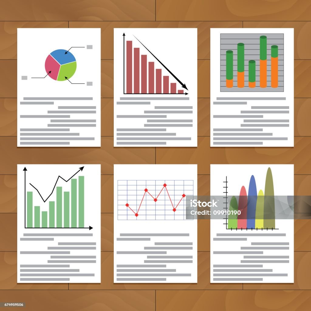 Search Chart Graph Chart And Graph Collection Stock Illustration - Download Image Now ...