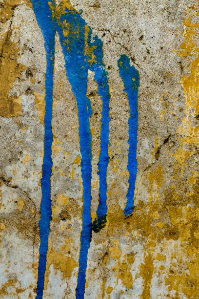 istock Grungy plaster wall, Hoi An, Vietnam 674961110