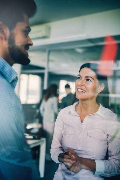 istock Creative professional business people working on business project in office 674969926