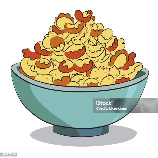 Cartoon Image Of Bowl Of Cereal Stock Illustration - Download Image Now -  Art And Craft, Art Product, Bizarre - iStock