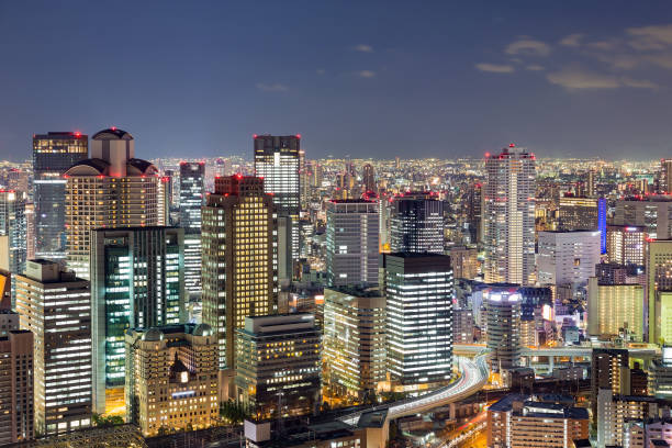 istock Osaka city night lights 674979510