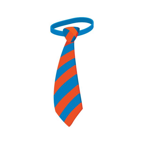 ilustraciones, imágenes clip art, dibujos animados e iconos de stock de icono de lazo, estilo de dibujos animados - necktie