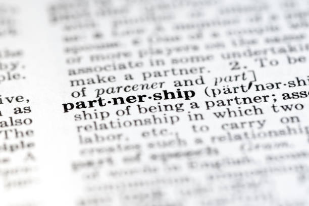 istock Definition of word partnership in dictionary 674995214