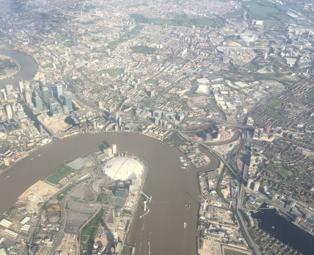 istock Aerial view over London 675004648