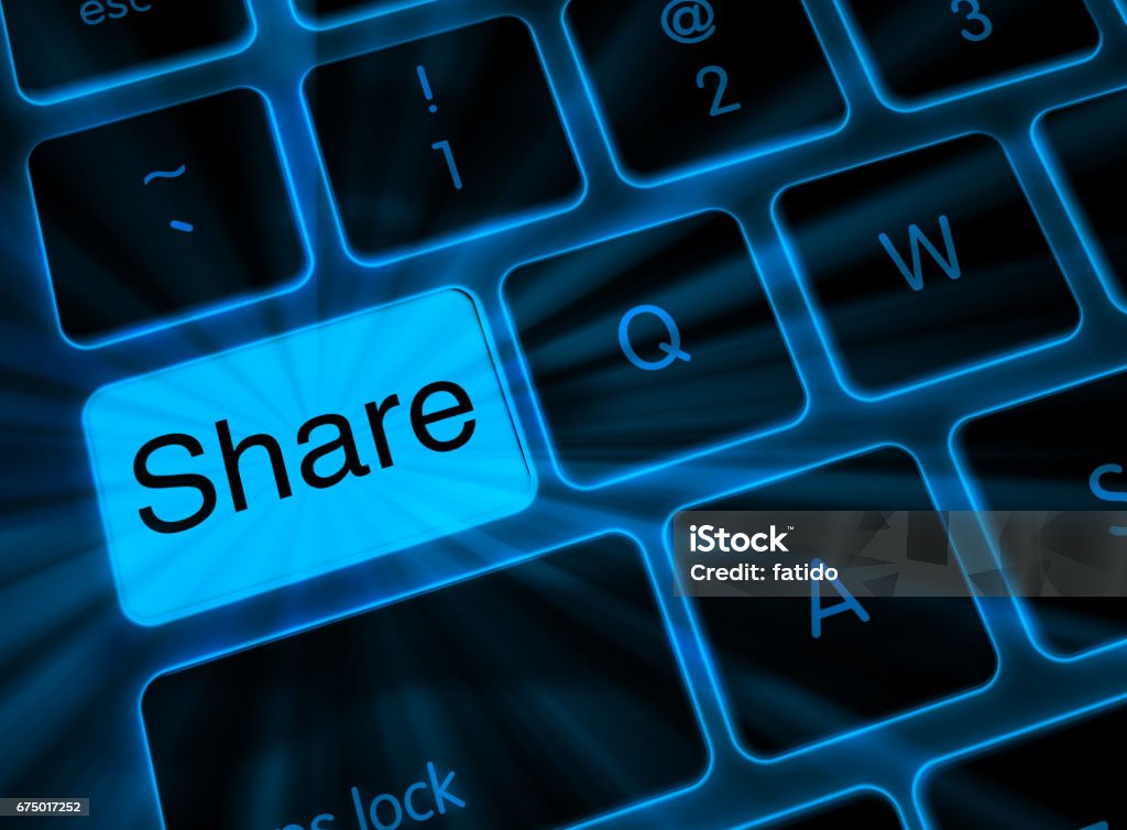 Share Sharing Stock Photo