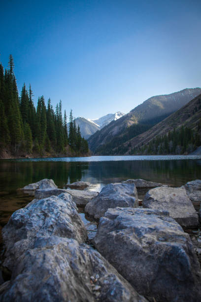 istock Majestic mountain lake in Kazakhstan 675017470