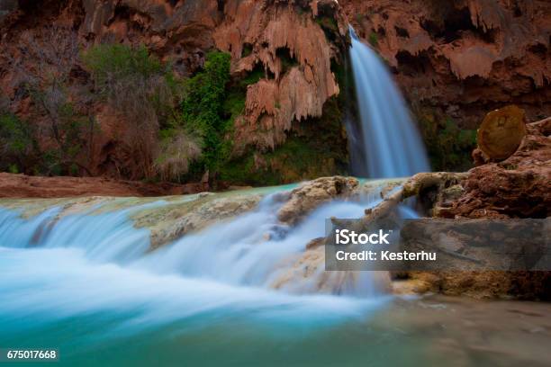 Havasu Falls Stock Photo - Download Image Now - Arizona, Camping, Grand Canyon