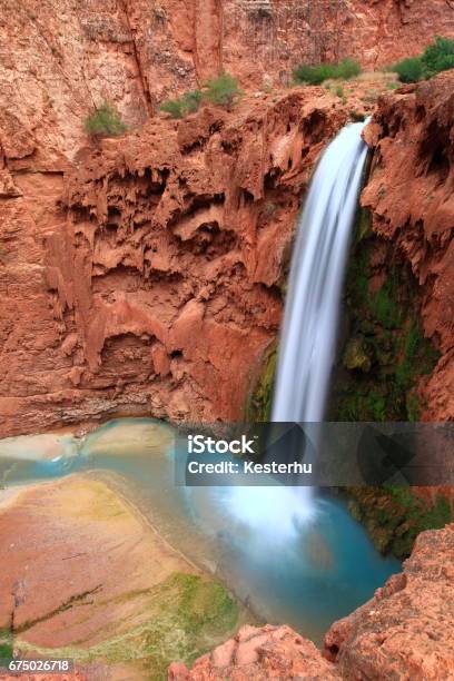 Havasu Falls Stock Photo - Download Image Now - Arizona, Camping, Grand Canyon