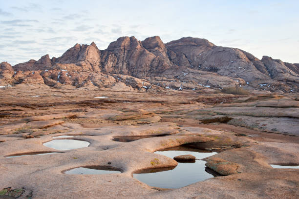 istock Views of Mount Bektau Ata 675030470