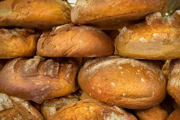 istock Traditional polish bread at the market square. 675035356