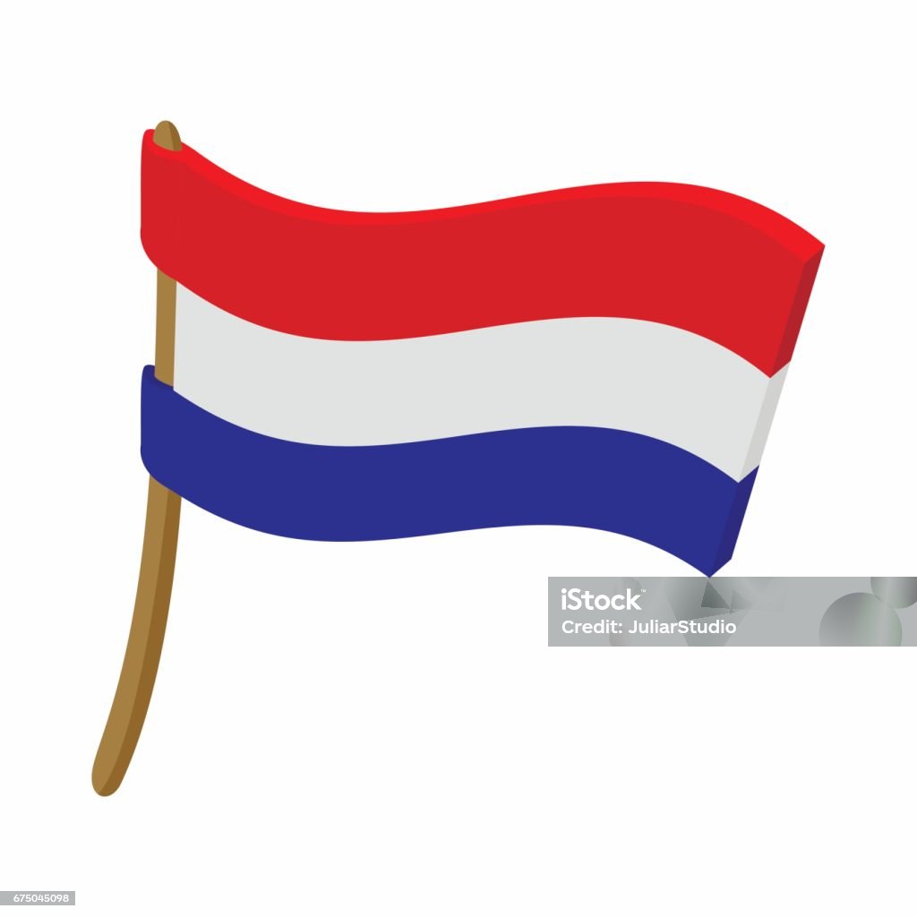 Ilustración de Bandera Del Icono De Países Bajos Estilo De Dibujos Animados  y más Vectores Libres de Derechos de Bandera - iStock
