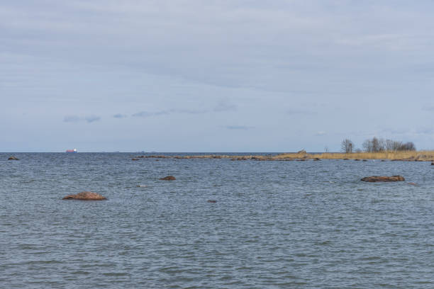 istock The Baltic Sea and cargo ship 675055096