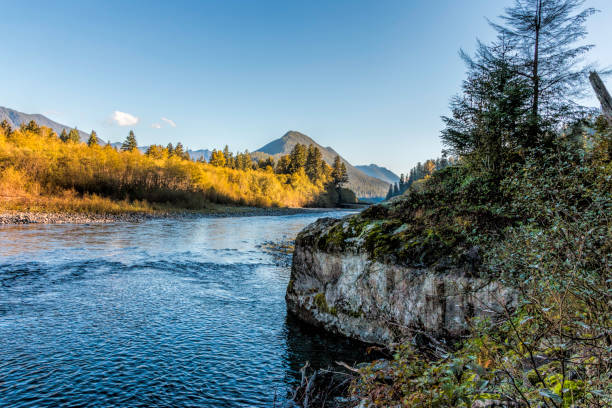 Fall Colors from South Shore Road Olympic National Park