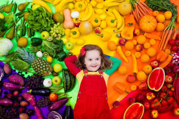 istock Healthy fruit and vegetable nutrition for kids 675063776