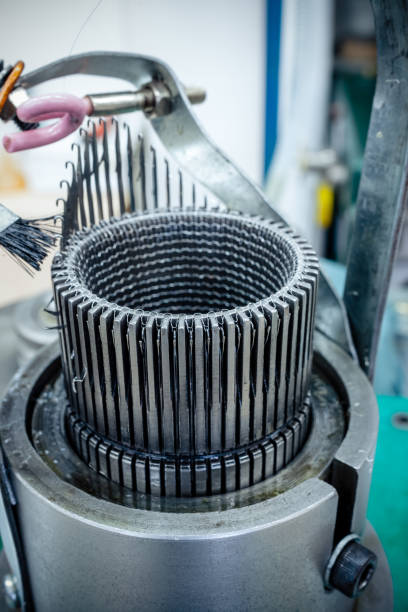istock Mechanism for making metal braiding 675068630