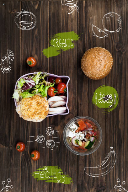 istock Bowl with fresh spring salad standing on the table 675068944