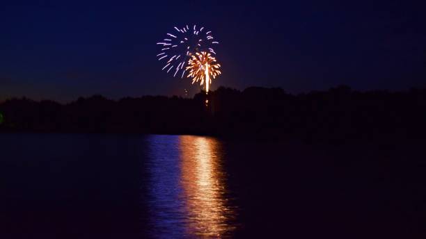istock Fireworks over Lake Athens 6 675072162