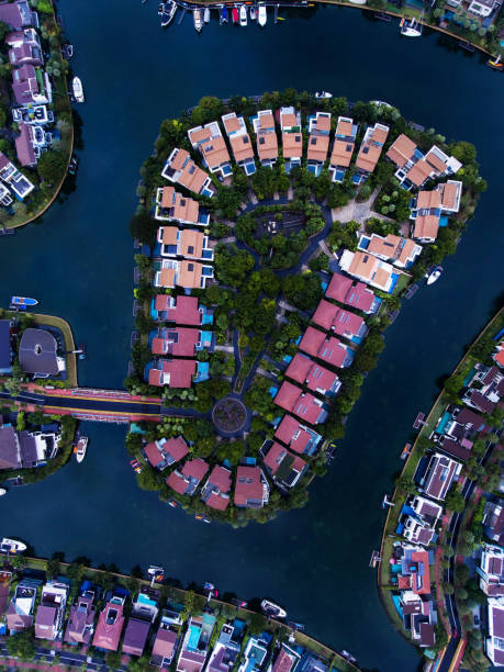 istock Singapore Residential Area aerial view 675074530